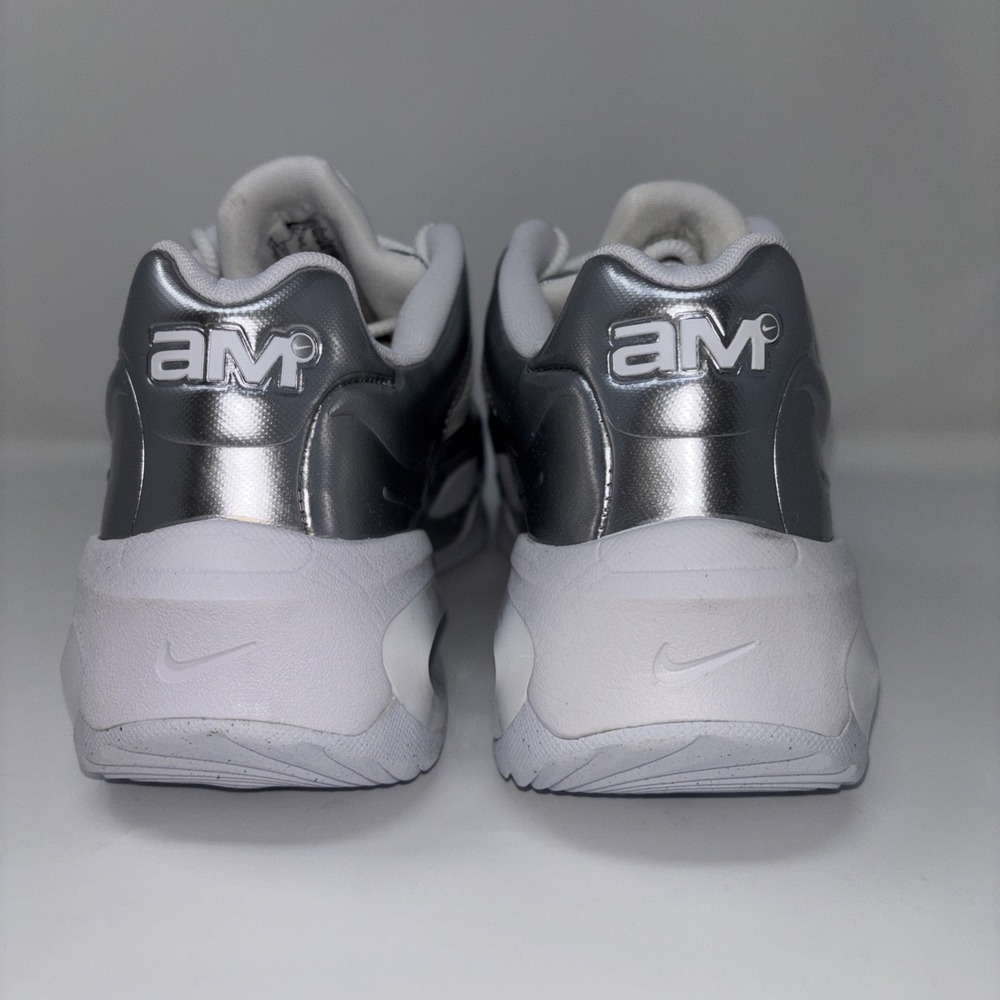 Nike Air Max Muse White Metallic Silver Sneaker FV1920-100 Women's Size 10 - Picture 7 of 11